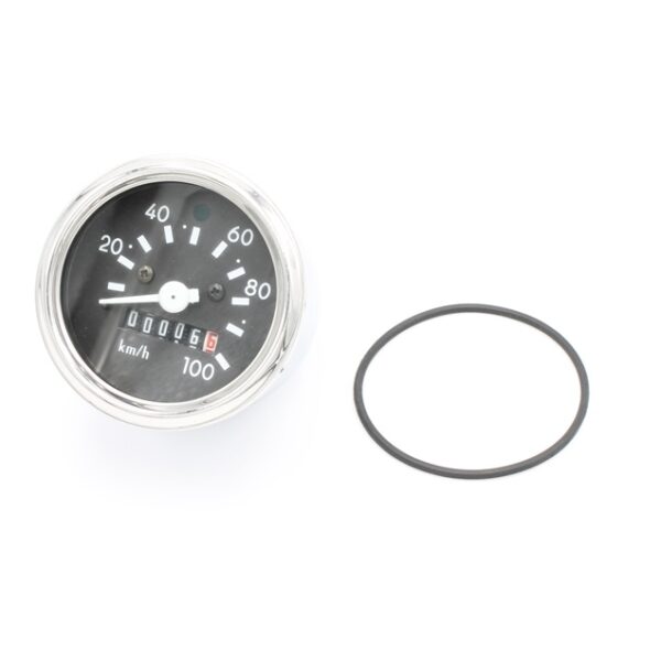 Art. 2413 Tachometer Ø60mm - 100kmh mit Chromring und Blinkerkontrolle - S51,S70 1.(shop).JPG
