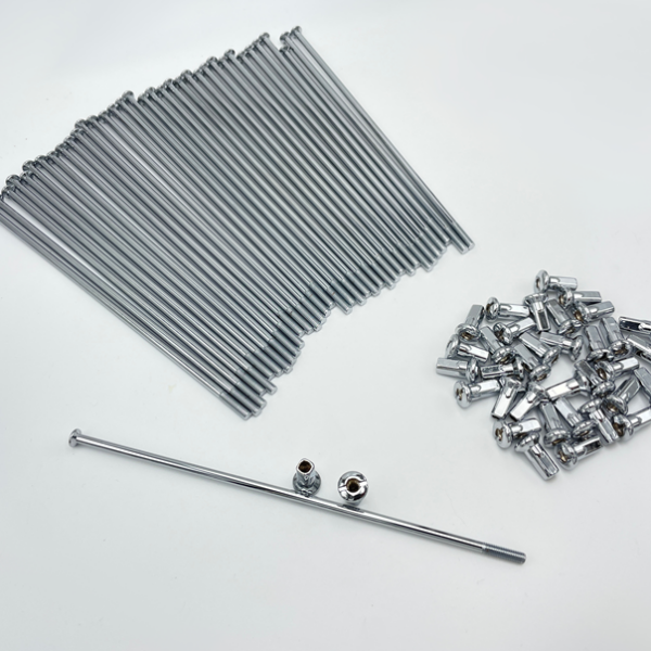 Speichen im Satz (36 Stück) 163mm + Nippel M4 chrom (Import) - ETZ